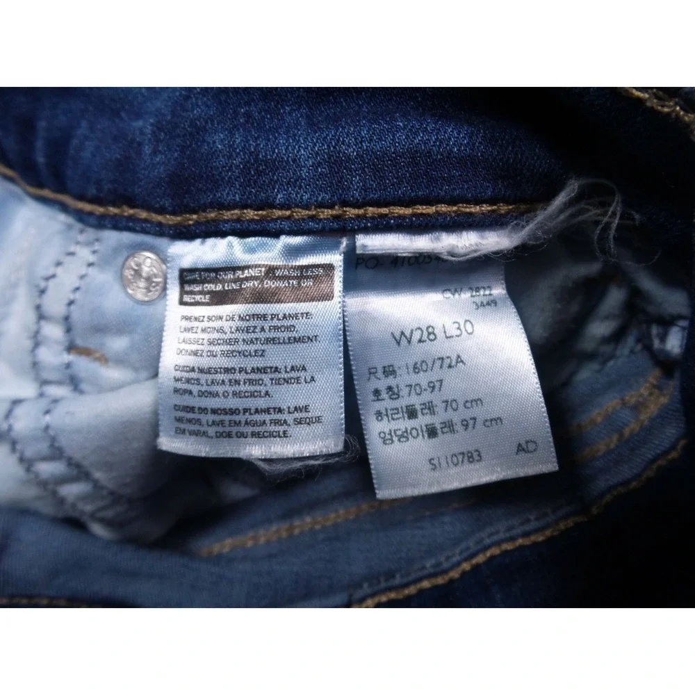 Levis Jeans Womens Size‎ 28 Blue Denim 311 Shaping Skinny Mid Rise Stretch